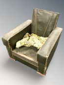 A 1920's child's armchair,