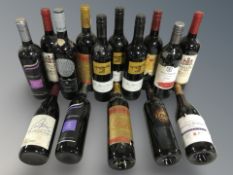 A group of alcohol - Red wine,