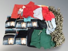 A group of new retail clothing stock by Next and Marks and Spencers etc