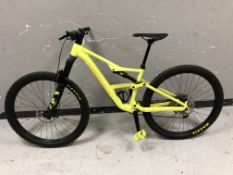 A Orbea full suspension mountain bike,
