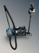 A group of vacuum cleaners, Black and Decker,