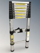 A telescopic ladder.