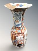 A Japanese porcelain vase, height 78 cm,
