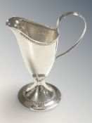 A 19th century Birmingham silver cream jug. CONDITION REPORT: Gross weight 97.2g.