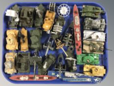 Die cast tanks, armored cars,