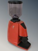 An Italian SM coffee grinding machine