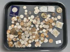 Mixed pre-decimal coins,