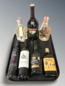 Seven bottles of alcohol including Bailey's, Barroccio,