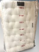 A Beauty Sleep Elegant 2000 4ft mattress.