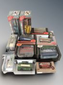 A group of boxed die cast vehicles including Exclusive First Editions, Corgi, etc.