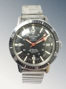 A gent's stainless steel Rotary Aquaplunge automatic calendar wristwatch, ref.