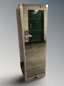 A Smeg Type SCV 115 glass door bottle fridge