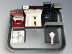 A group of boxed wristwatches including Citizen,