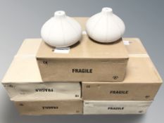 A quantity of modern earthenware lamp bases, height 22 cm.