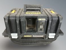 A DeWalt 54 v dust extractor.