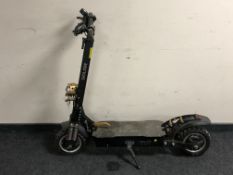 A Solar electric scooter.