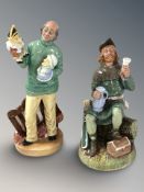Two Royal Doulton figures 'Punch & Judy Man' HN2765 and 'Robin Hood' HN2773.