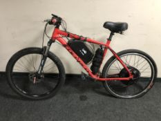 A Carrera Karkino electric bike, frame 19.