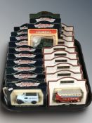 A group of Days Gone and Vanguards boxed die cast vehicles.