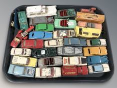20th century tin plate die cast cars including Dinky.