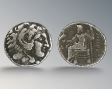 Alexander III (The Great) of Macedon silver drachm, circa 336-323BC, 4.