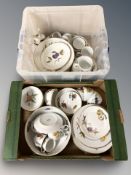 A quantity of Royal Worcester Evesham dinner wares (2 boxes)