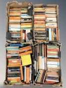 A large quantity of Penguin books.