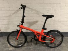 A B-Twin folding bike,