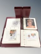 Three albums of continental covers relating to Princess Diana.