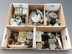 A large quantity of continental tea and dinner wares, glass wares, kitchen items, etc.