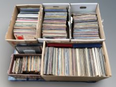 A large quantity of LP records, box sets, singles and mixed titles.