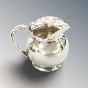 A Victorian silver cream jug, height 6.5 cm. CONDITION REPORT: 84.5g.