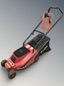 A Mountfield electric lawn mower