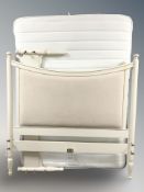 A modern 4 ft 6 bedframe with interior.