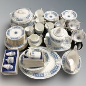 Approximately ninety-five pieces of Coalport Revelry tea,