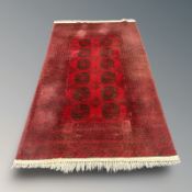 A Turkoman rug, Afghanistan, 262 cm x 155 cm.