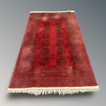 A Turkoman rug, Afghanistan, 262 cm x 155 cm.