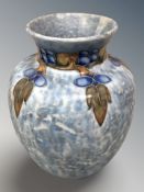 A Cranston Pottery vase, with tube lined decoration, height 22 cm.