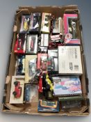 A quantity of mainly boxed die cast vehicles including Hot Wheels, Matchbox, etc.