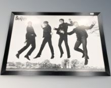 A monochrome print - The Beatles 60 cm x 90 cm,