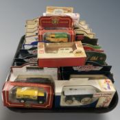 Assorted boxed die cast delivery vans including Cameo, Days Gone, etc.