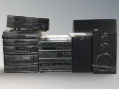 A Sony Yamaha hi/fi separates and speakers