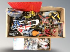 A quantity of assembled LEGO models, further loose pieces, etc.