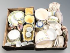 A large quantity of St Michael Blackberries porcelain dinner wares, continental figures,