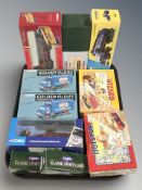 Boxed Corgi models including Golden Oldies 30302 Thames trader delivery vans,