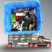 A collection of modern die cast cars including Bburago, etc.