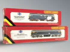 A Hornby Railways R.075 B.R. Class 47 CO-CO diesel electric locomotive, and a R.