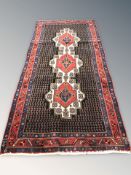 A Hamadan long rug, North West Iran,