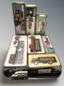 Seven Corgi Eddie Stobart die cast models in boxes,