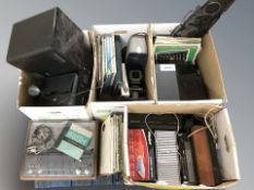 A quantity of sub-woofers, Bang & Olufsen Beocord 2000, other hi/fi separates,